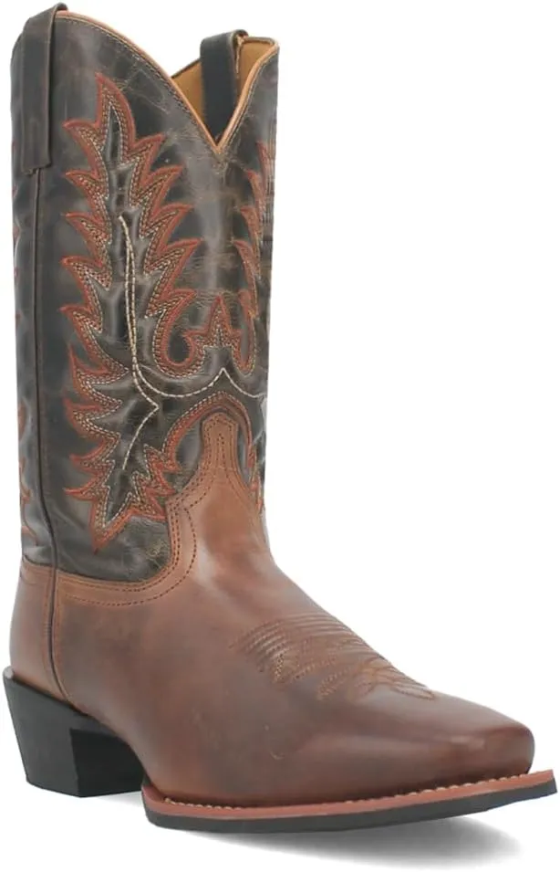 Laredo Mens Kent Square Toe Casual Boots Mid Calf - Brown