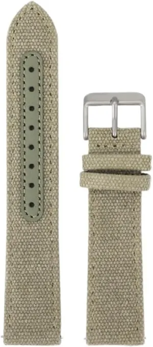 Leather Nylon Watch Strap 20mm 22mm Vintage Weave Bracelet Canvas Watch Band Sport Universal