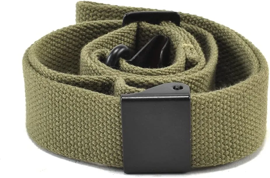 M1 Garand Canvas Rifle Sling with Correct WW2 Hardware OD Marked JT&L 1944