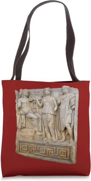 Major Greek God With Priestess On Oracular Shrine Cut Out Tote Bag