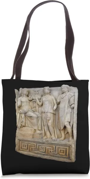 Major Greek God With Priestess On Oracular Shrine Cut Out Tote Bag