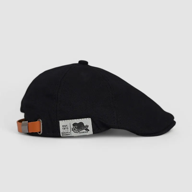 Malcolm - Canvas Flat Cap