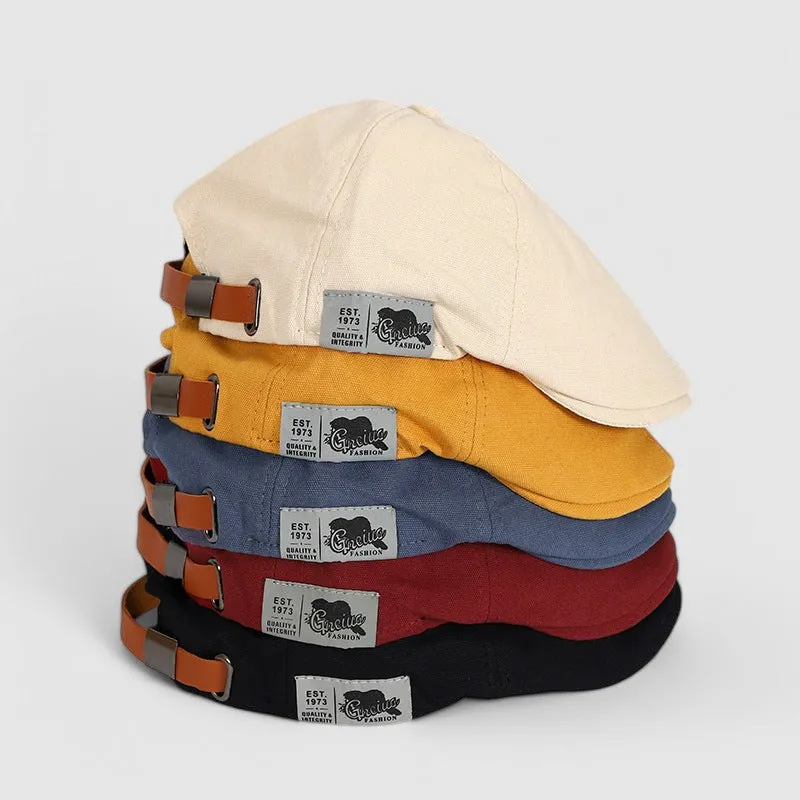 Malcolm - Canvas Flat Cap