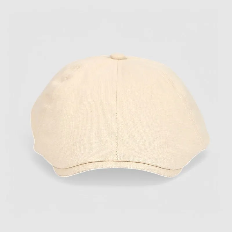 Malcolm - Canvas Flat Cap
