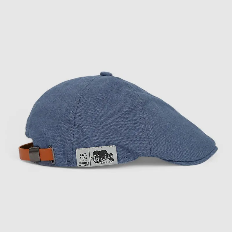 Malcolm - Canvas Flat Cap