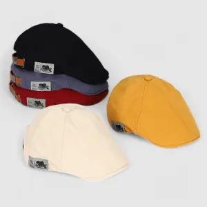 Malcolm - Canvas Flat Cap