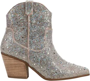 Matisse Women's Harlow Rhinestone Snip Toe Fashion Cowboy Boots