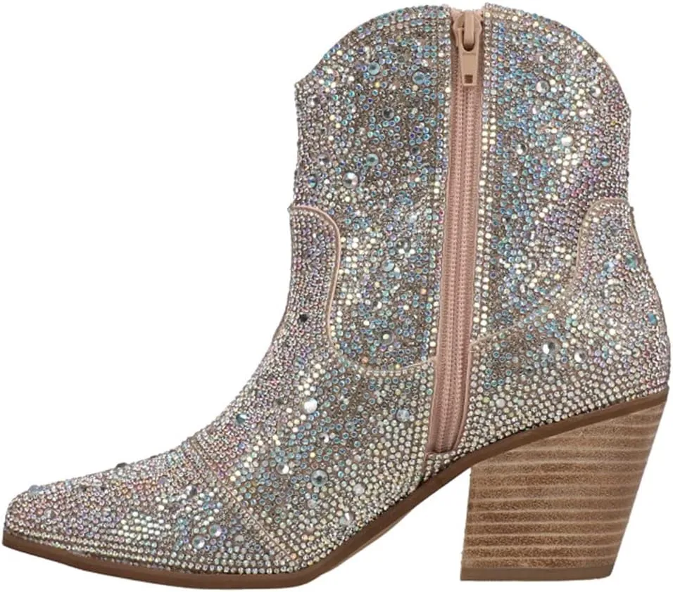 Matisse Women's Harlow Rhinestone Snip Toe Fashion Cowboy Boots