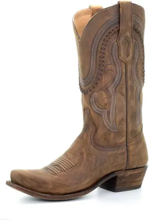 Men's Jeb Western Boot Narrow Square Toe Gold 11.5 D