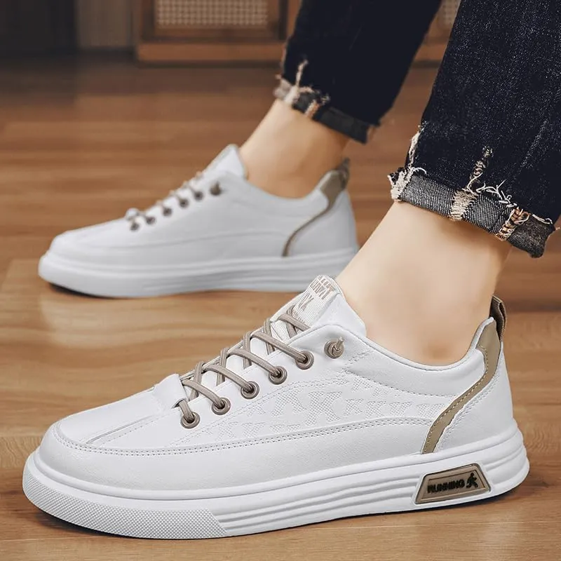 Men's Sneakers Oxfords Lace-Up Lightweight Casual Walking Shoes Men's Fashion Sneaker Unisex Court Advance Sneake