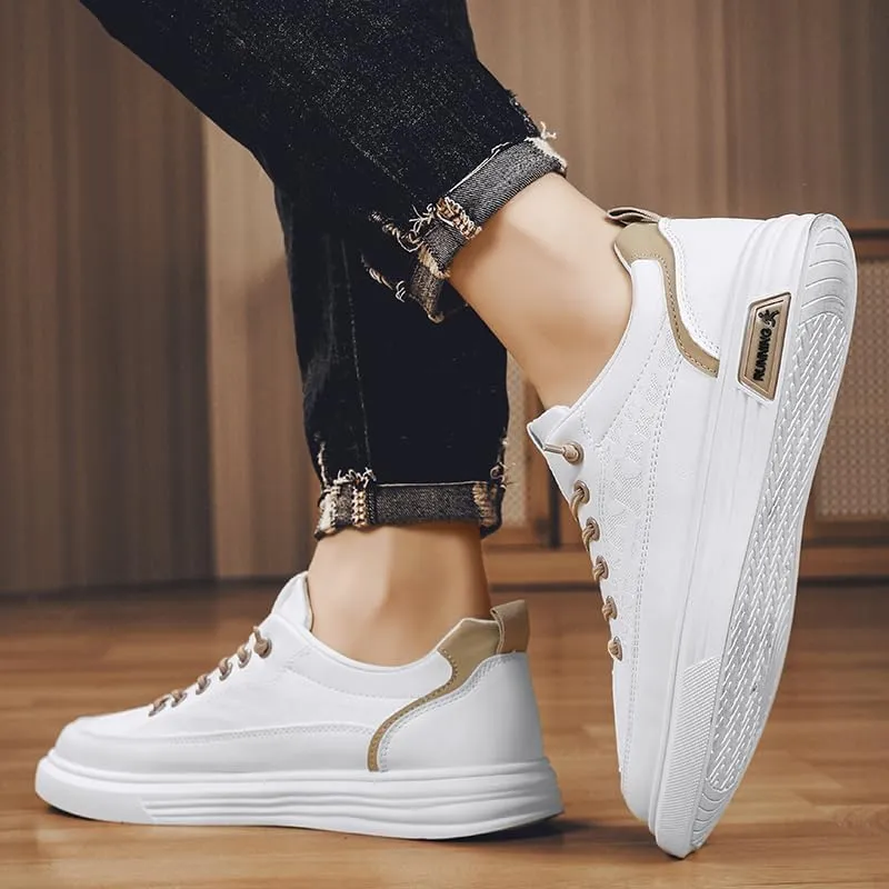Men's Sneakers Oxfords Lace-Up Lightweight Casual Walking Shoes Men's Fashion Sneaker Unisex Court Advance Sneake