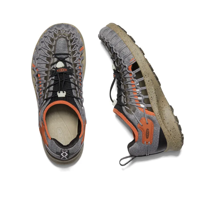 Men's UNEEK SNK Shoe - Steel Grey/Fossil Orange