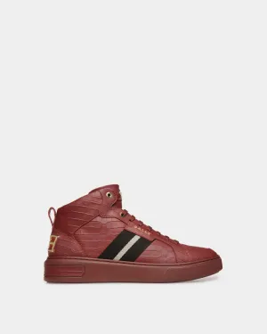 Meson Leather Sneakers In Heritage Red
