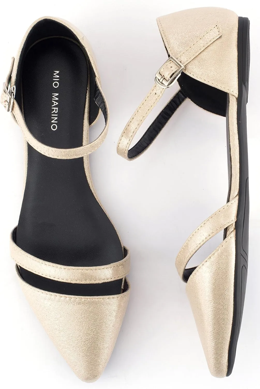 Mio Marino Ballet Flats Shoes for Women - Pointed Toe Flats Dress Shoes for Women