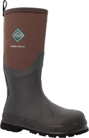 Muck Boot unisex adult Chore Cool-u industrial and construction shoes, Brown, 9 Women 8 Men US