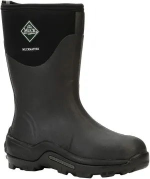 MUCK Wellington MuckMaster Mid Boot, Black, 12 D Mens / 13 B(M) US Womens