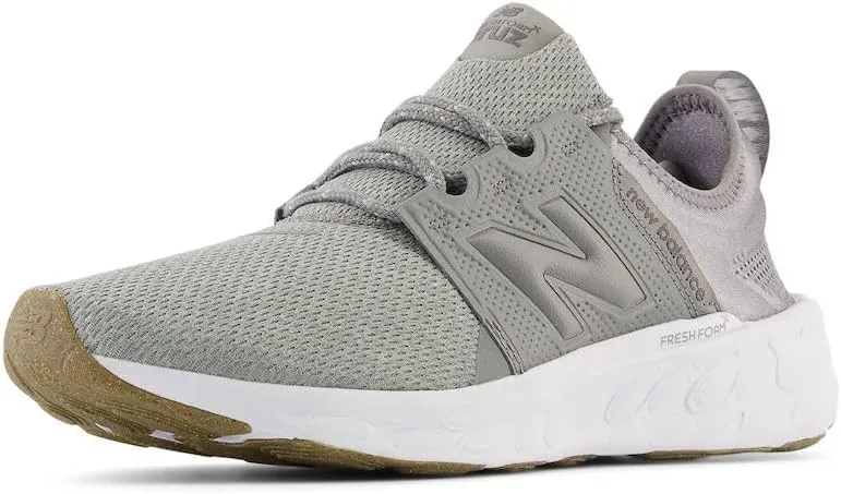 New Balance Men's Fresh Foam X Cruz V3 Running Shoe, Shadow Grey/Raincloud/White, 7