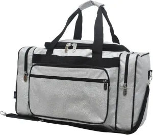 NGIL Canvas 23" inch Duffle Bag (Silver Glitter SLV)