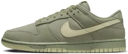 Nike Men's Dunk Low Retro PRM Oil Green/Olive Aura-Phantom (FB8895 300) - 10