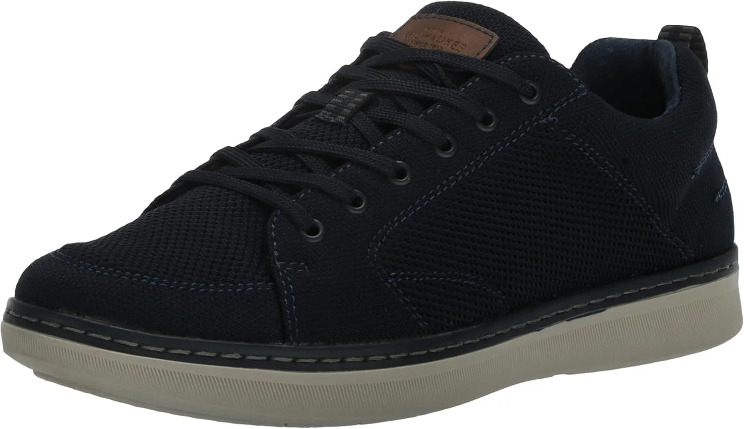 Nunn Bush Men's Aspire Knit Moccasin Toe Sneaker Oxford Comfortable Lightweight Fabric Lace Up