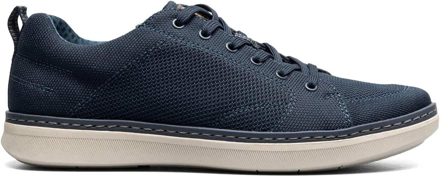 Nunn Bush Men's Aspire Knit Moccasin Toe Sneaker Oxford Comfortable Lightweight Fabric Lace Up