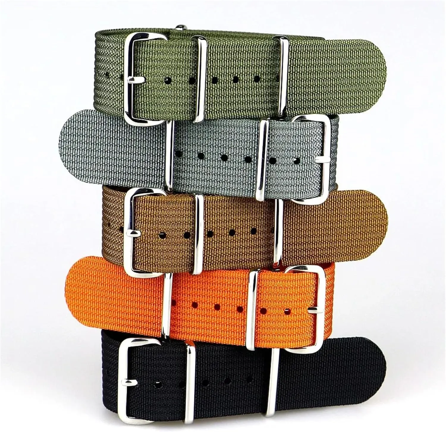 Nylon Canvas Watch Strap 18mm 20mm 22mm Quick Release Watch Band Men Women Universal Bracelet Watchband