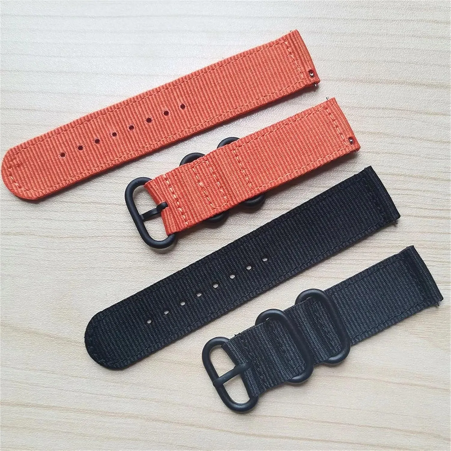 Nylon Canvas Watch Strap 20mm 22mm 24mm Quick Release Watch Band Men Women Universal Bracelet Watchband