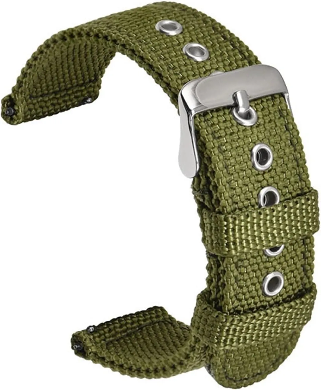 Nylon Canvas Watch Strap 20mm 22mm 24mm Quick Release Watch Band Men Women Universal Bracelet Watchband