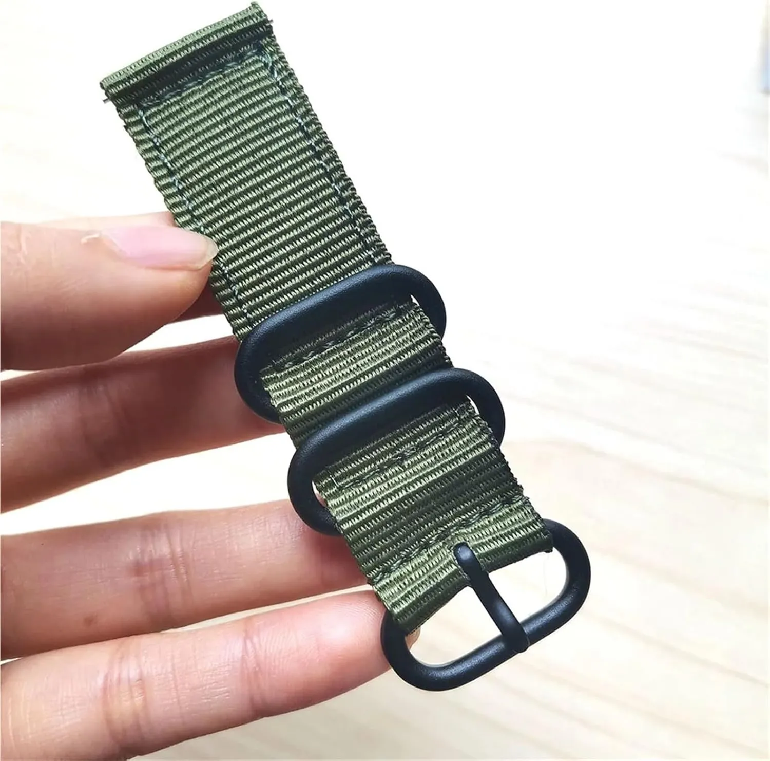 Nylon Canvas Watch Strap 20mm 22mm 24mm Quick Release Watch Band Men Women Universal Bracelet Watchband