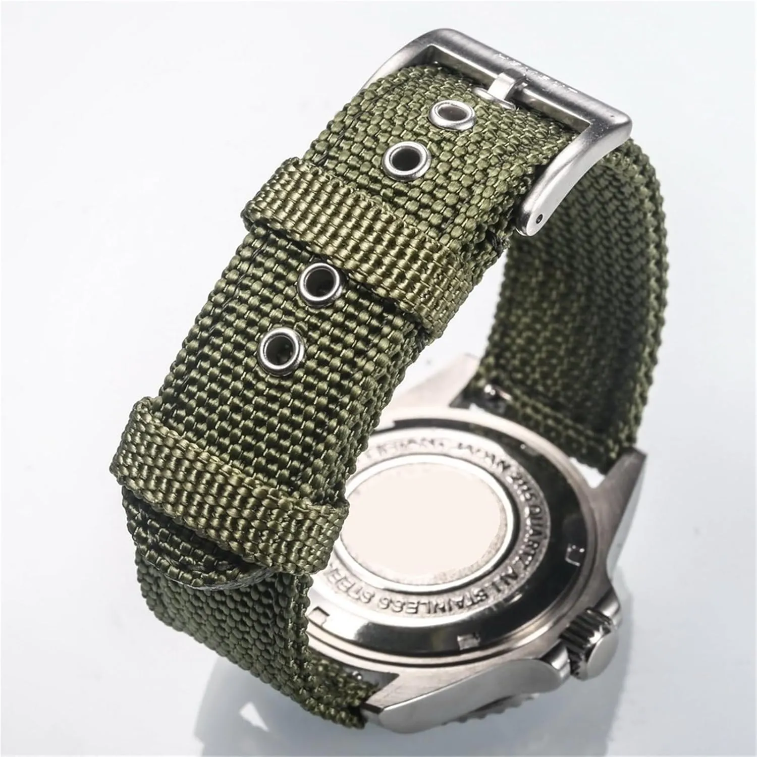 Nylon Canvas Watch Strap 20mm 22mm 24mm Quick Release Watch Band Men Women Universal Bracelet Watchband