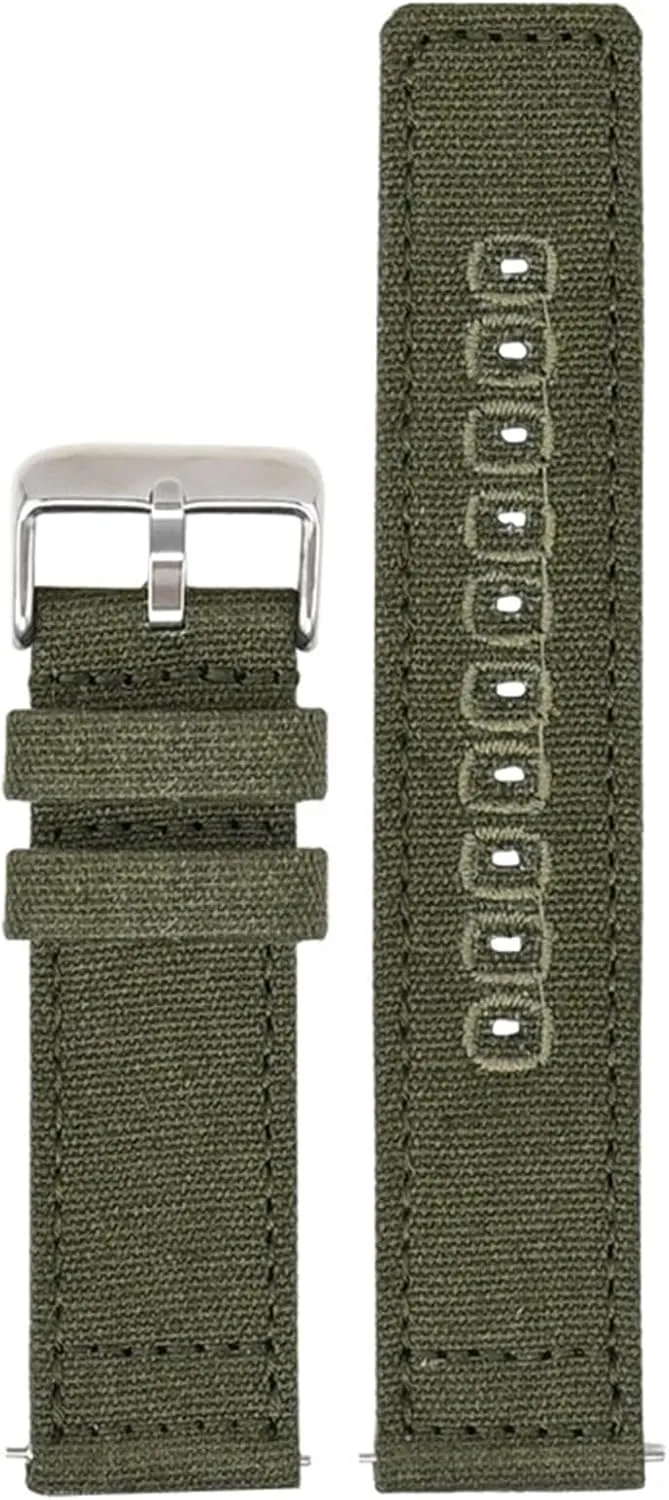 Nylon Canvas Watch Strap 20mm 22mm Quick Release Watch Band Men Women Universal Bracelet Watchband