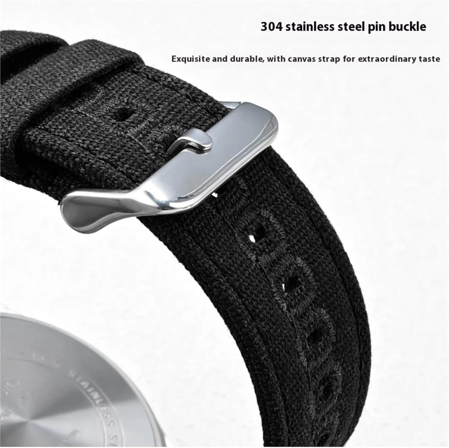 Nylon Canvas Watch Strap 20mm 22mm Quick Release Watch Band Men Women Universal Bracelet Watchband