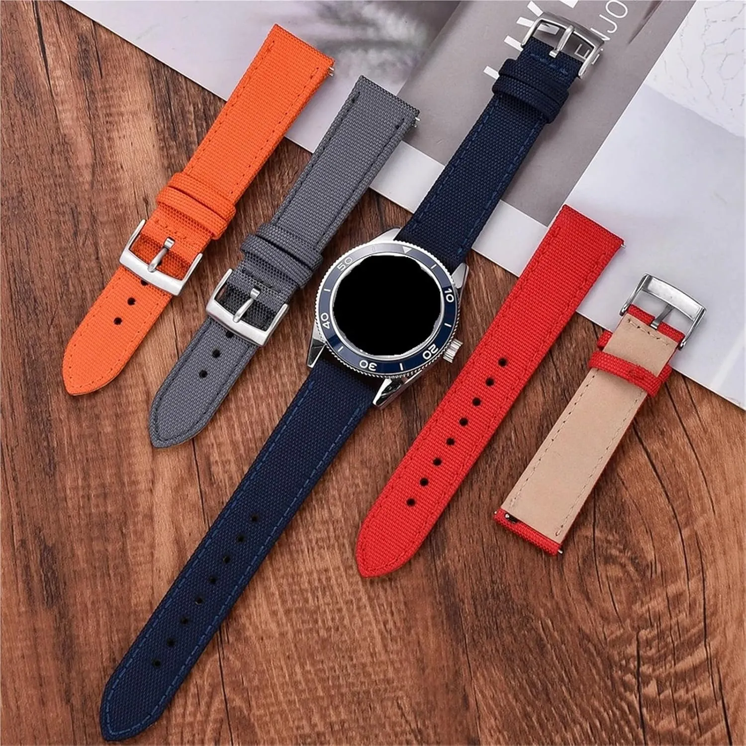 Nylon Strap Replacement Watch Band 18mm 20mm 22mm For Men Woman Watch Band Universal Quick Release Bracelet Band