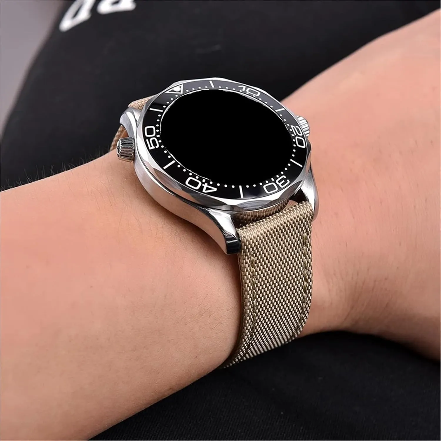 Nylon Strap Replacement Watch Band 18mm 20mm 22mm For Men Woman Watch Band Universal Quick Release Bracelet Band
