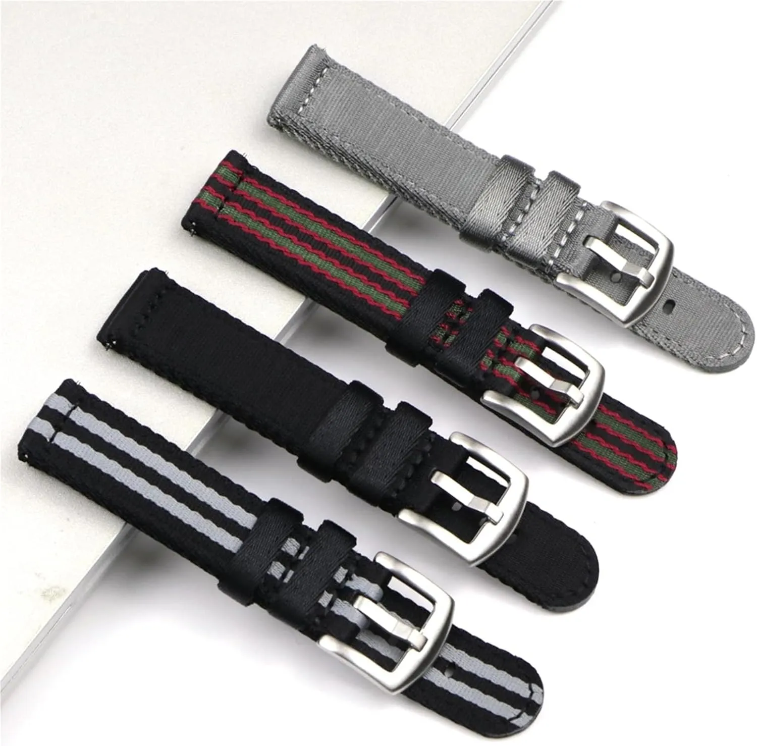 Nylon Watch Strap 18mm 20mm 22mm Canvas Quick Release Watch Band Men Women Universal Sport Bracelet Watchband