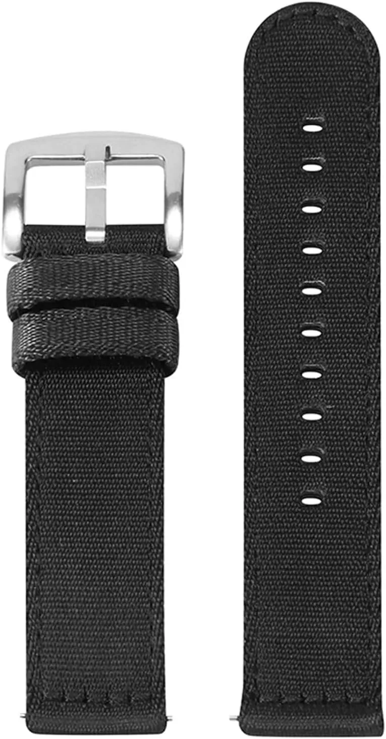 Nylon Watch Strap 18mm 20mm 22mm Canvas Quick Release Watch Band Men Women Universal Sport Bracelet Watchband
