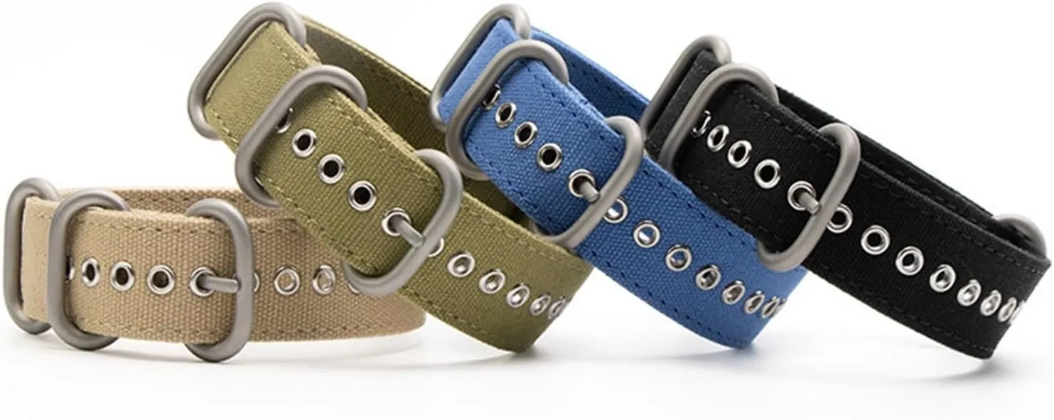 Nylon Watch Strap 20mm 22mm 24mm Canvas Quick Release Watch Band Men Women Universal Bracelet Watchband