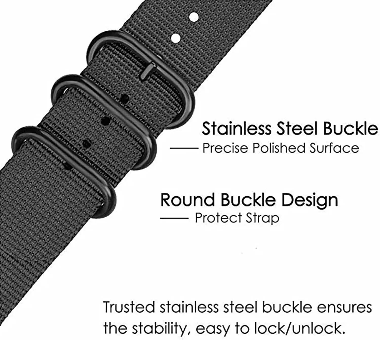 Nylon Watch Strap 20mm 22mm 24mm Canvas Quick Release Watch Band Men Women Universal Bracelet Watchband