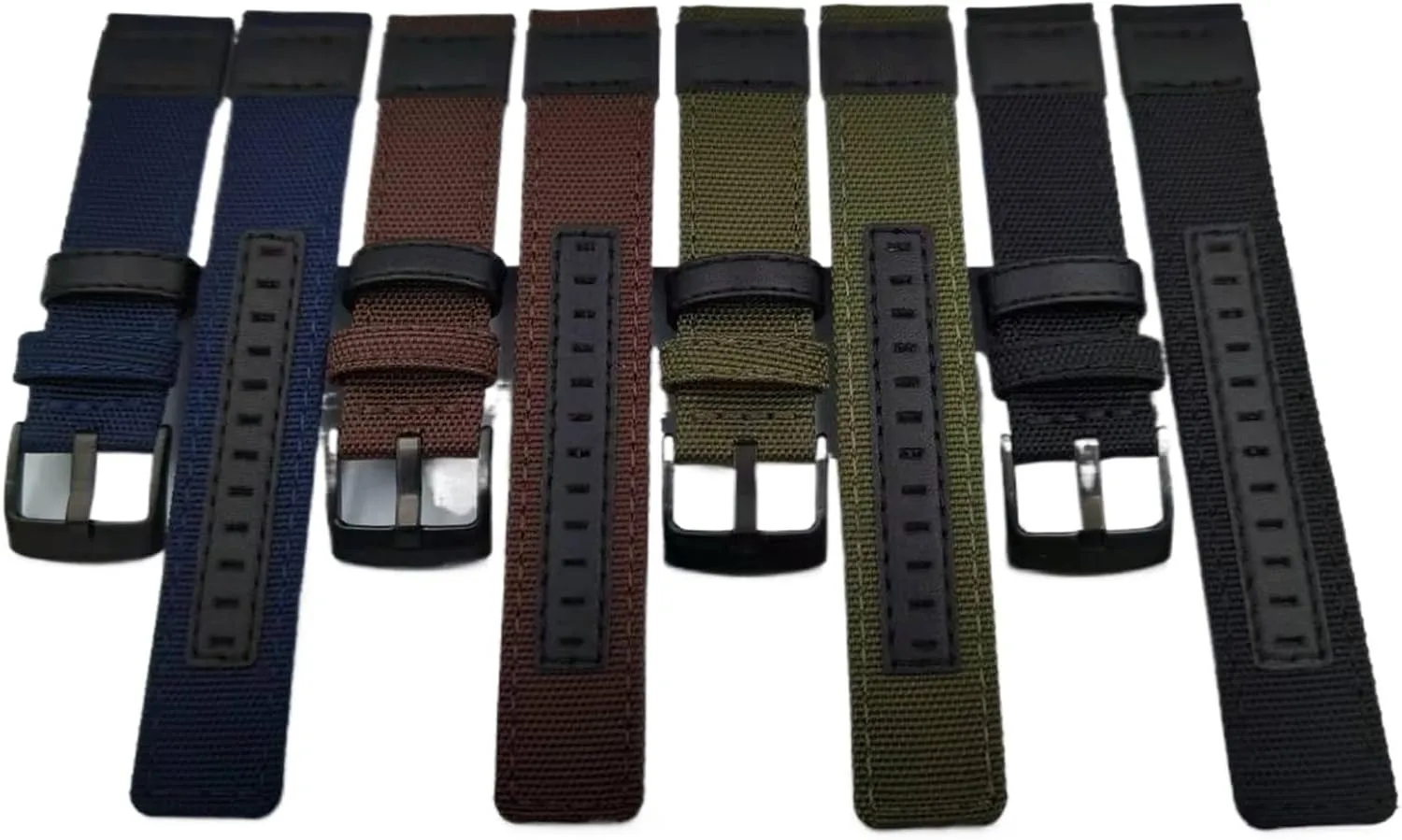 Nylon Watch Strap 20mm 22mm 24mm Canvas Quick Release Watch Band Men Women Universal Sport Bracelet Watchband
