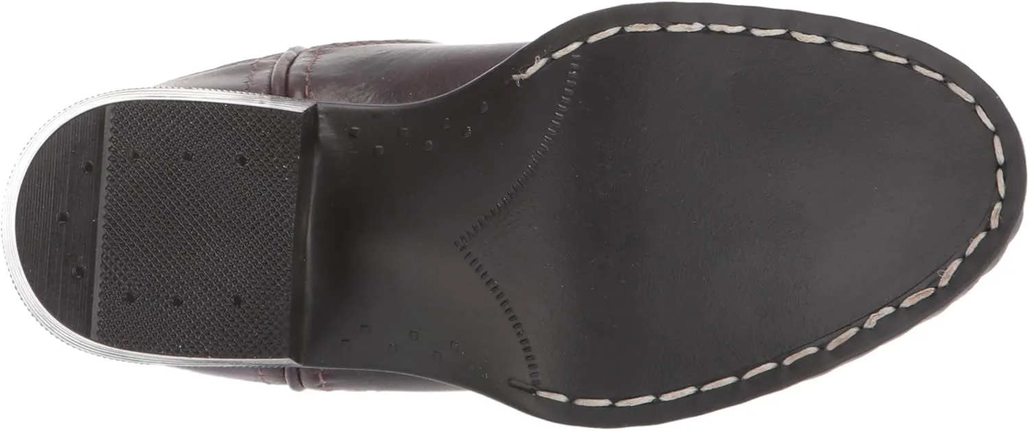 Old West Unisex-Child Round Toe Western Boot