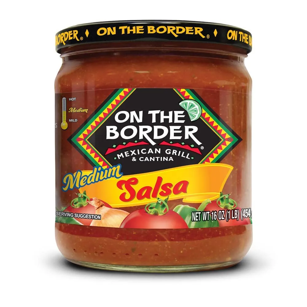 On The Border Salsa Original Medium 16 oz. Jar (Pack of 4)