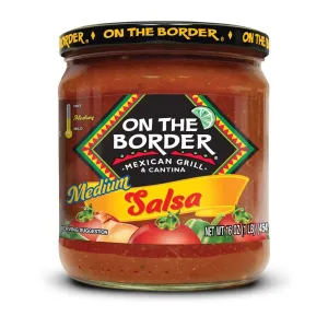 On The Border Salsa Original Medium 16 oz. Jar (Pack of 4)