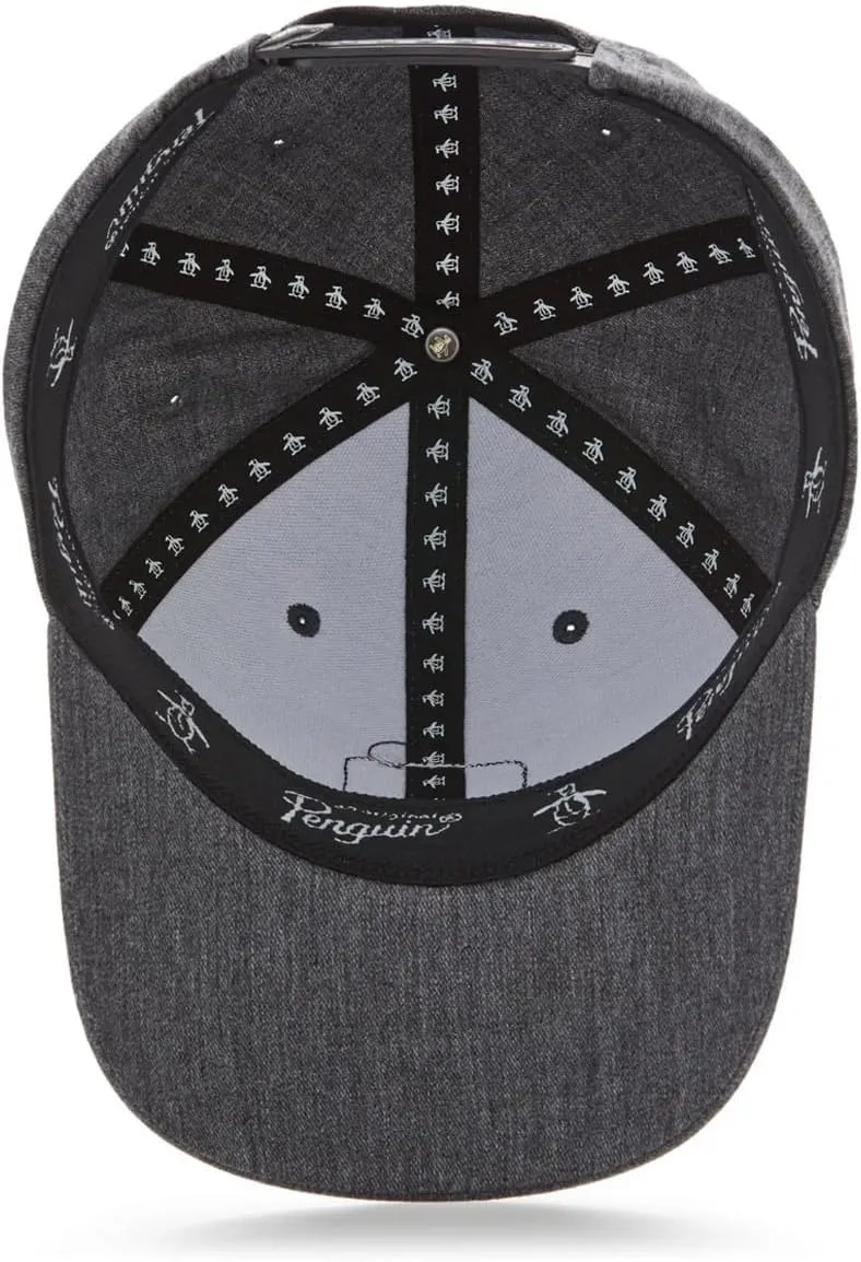 Original Penguin Golf Logo Patch Heathered Adjustable Snapback Hat