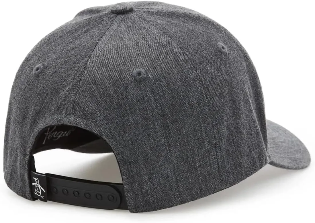 Original Penguin Golf Logo Patch Heathered Adjustable Snapback Hat