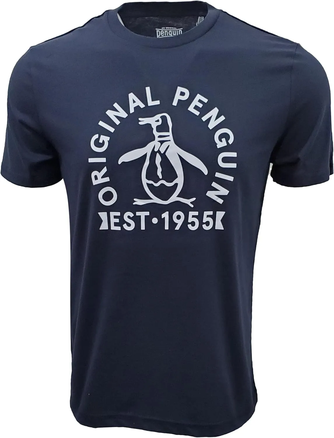 Original Penguin Men's Crewneck Graphic Logo Tee