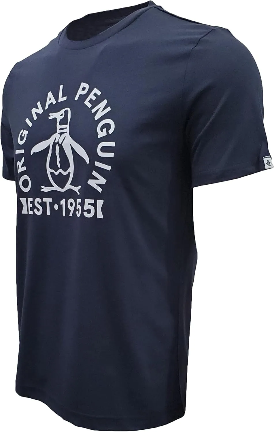 Original Penguin Men's Crewneck Graphic Logo Tee