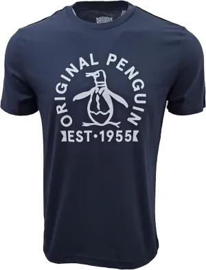 Original Penguin Men's Crewneck Graphic Logo Tee
