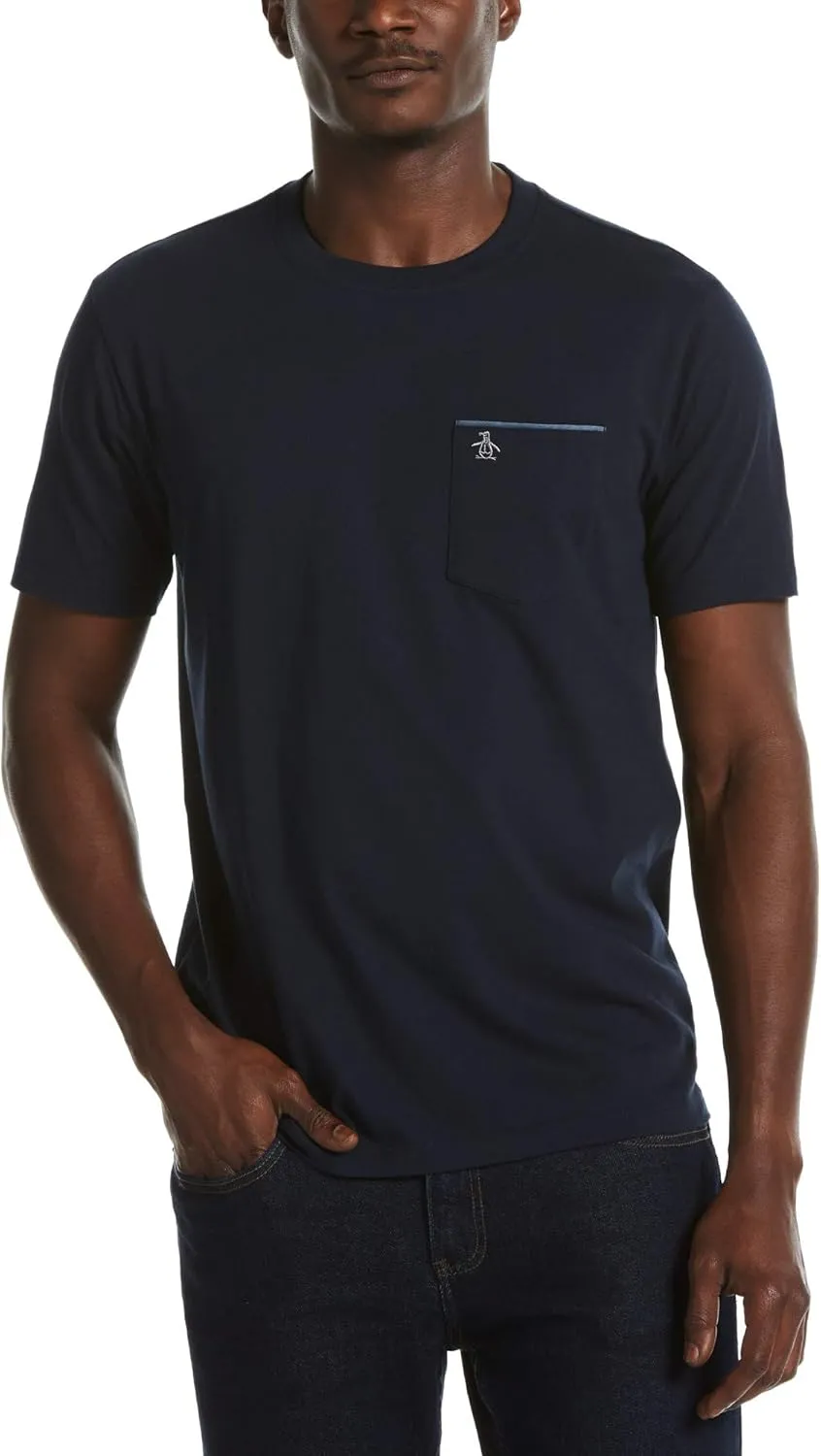 Original Penguin Men's Pocket Crewneck T-Shirt