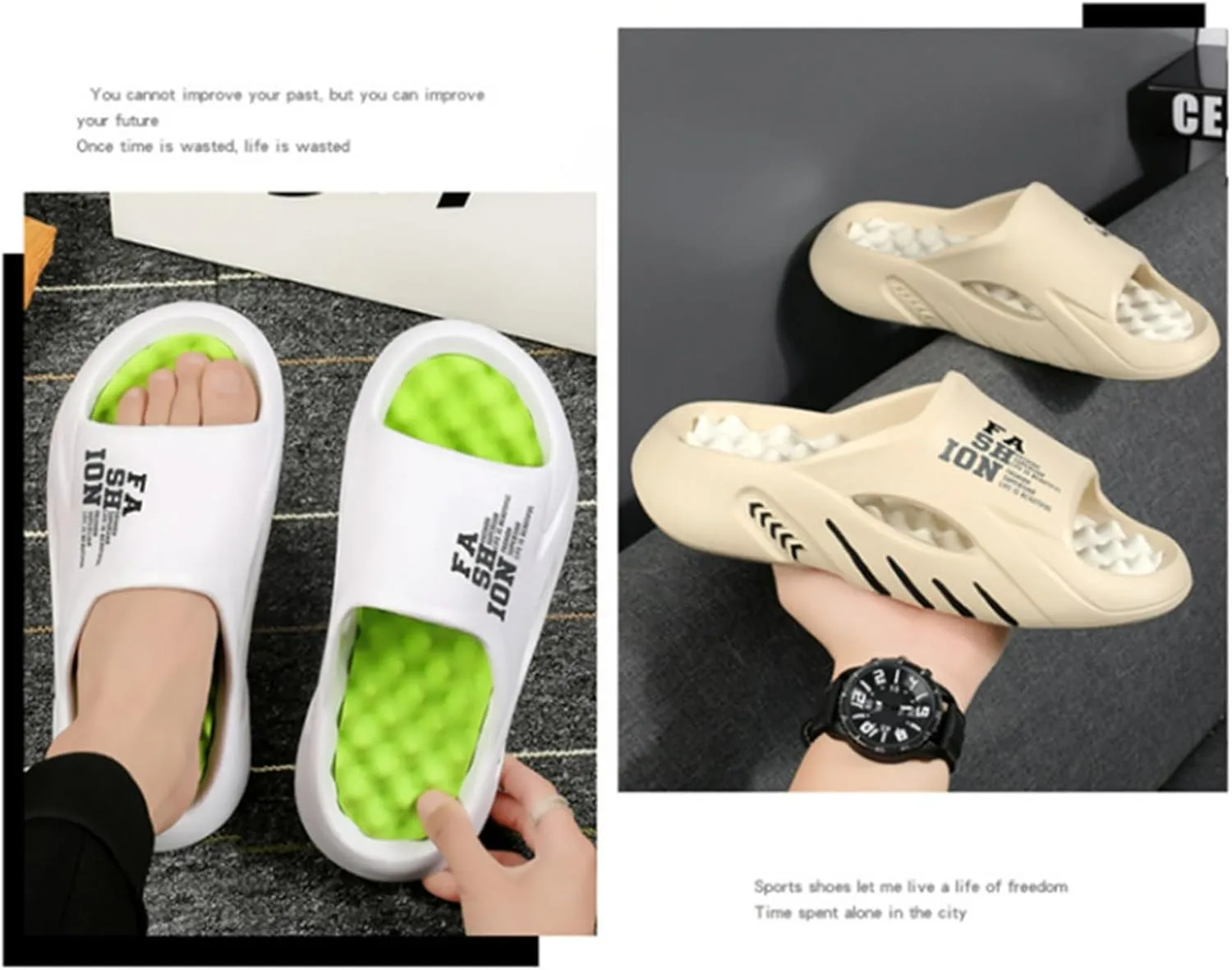 Orthopedic Massage Slippers, Massage Shoe, Orthoslipper Massage Original Massage Flip Flop Couple Non-slip Cool Slides