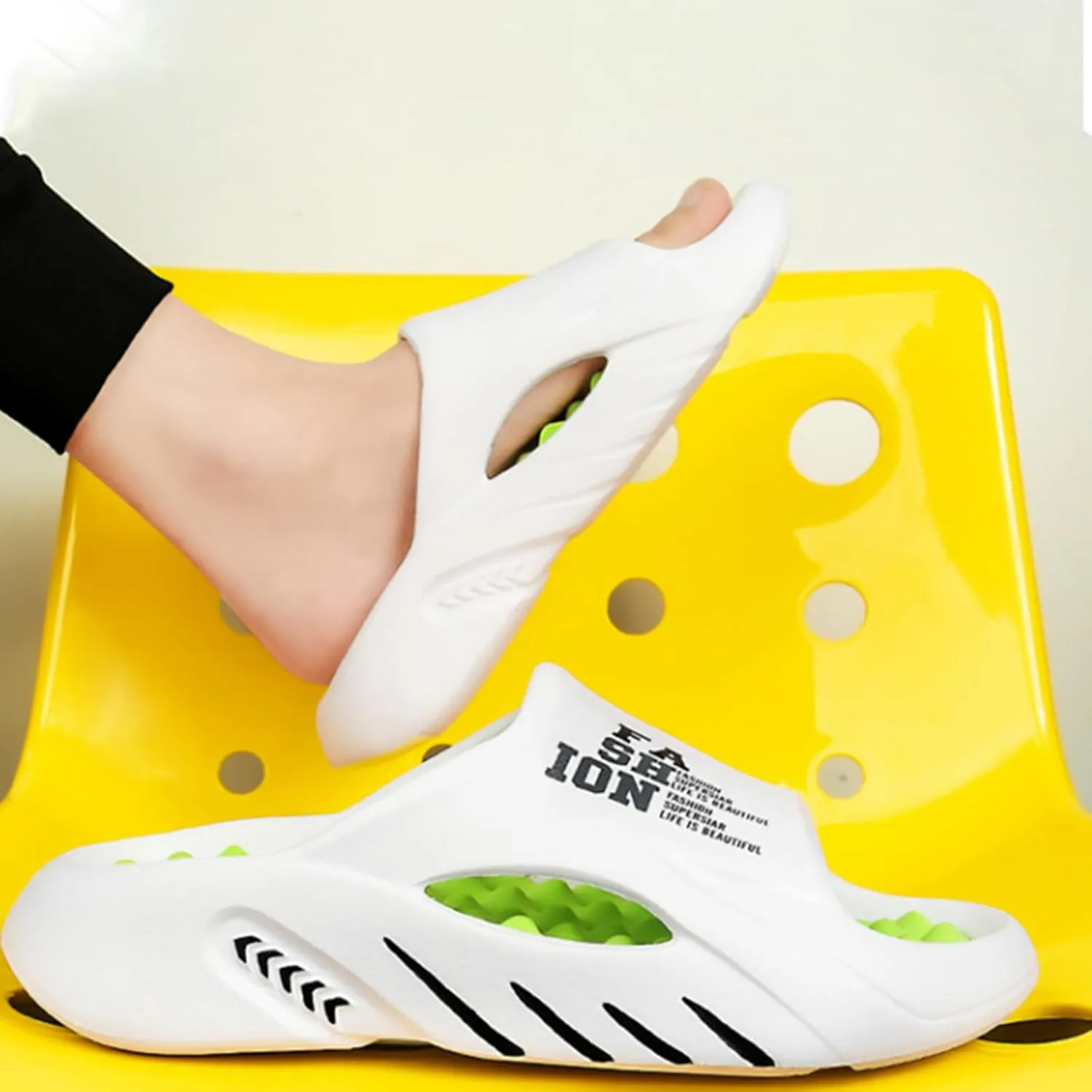 Orthopedic Massage Slippers, Massage Shoe, Orthoslipper Massage Original Massage Flip Flop Couple Non-slip Cool Slides